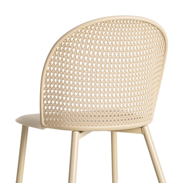 Silla Caqui Pp-Metal Contract 51 X 46 X 80 Cm