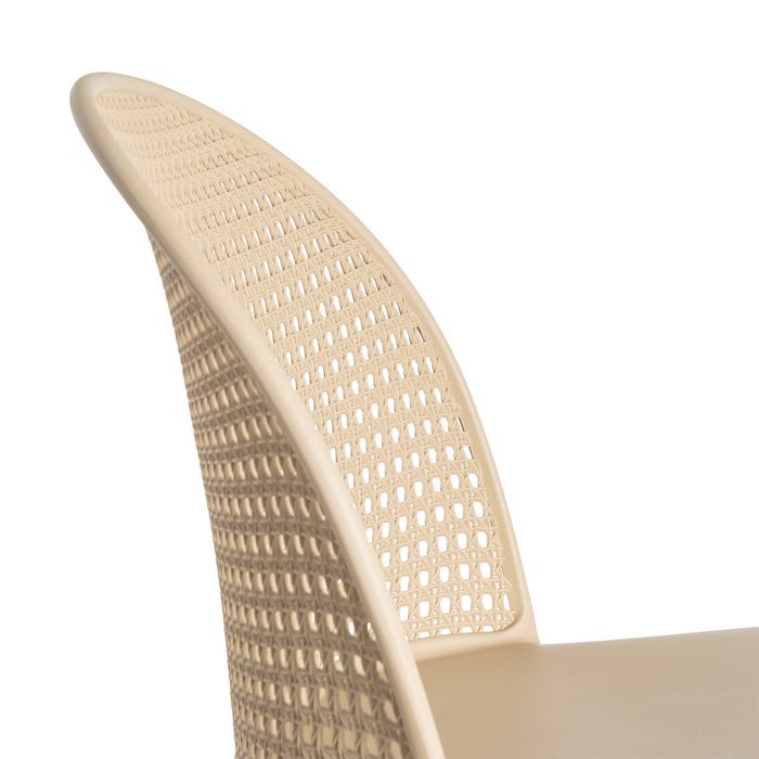 Silla Caqui Pp-Metal Contract 51 X 46 X 80 Cm