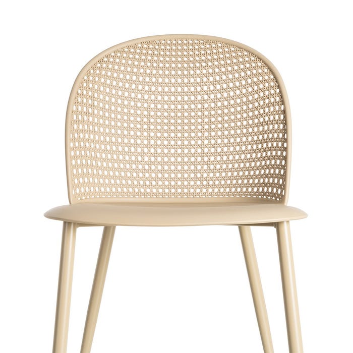 Silla Caqui Pp-Metal Contract 51 X 46 X 80 Cm