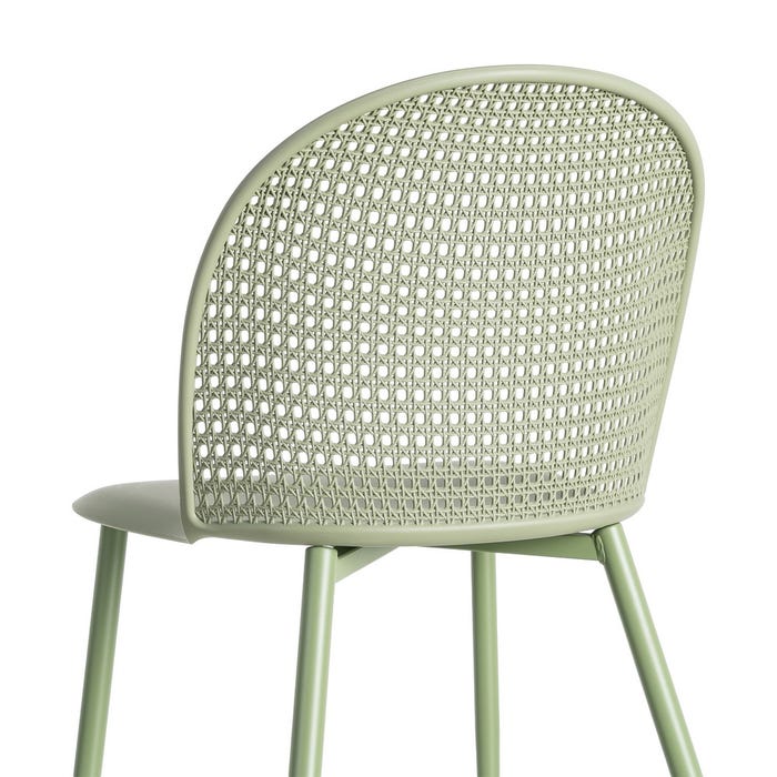 Silla Verde Pp-Metal Contract 51 X 46 X 80 Cm