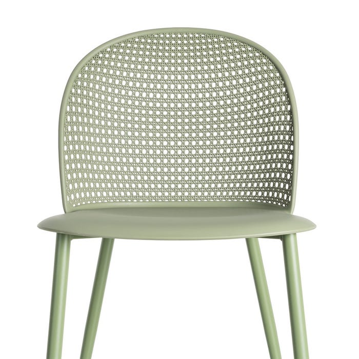 Silla Verde Pp-Metal Contract 51 X 46 X 80 Cm