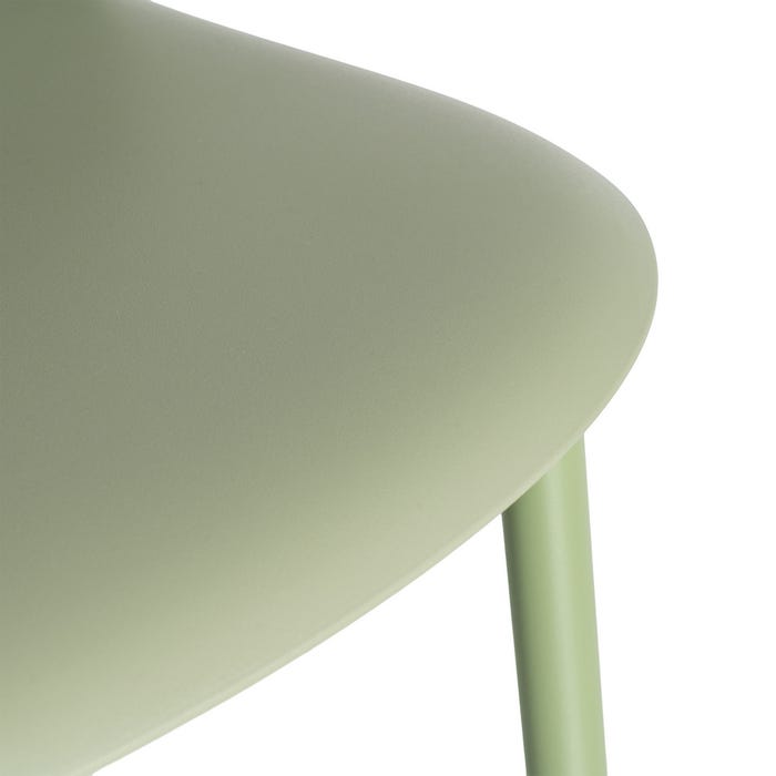 Silla Verde Pp-Metal Contract 51 X 46 X 80 Cm