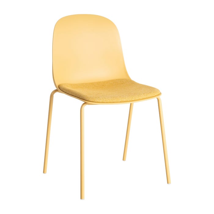 Silla Amarillo Pp-Metal Interior 46 X 51 X 85 Cm