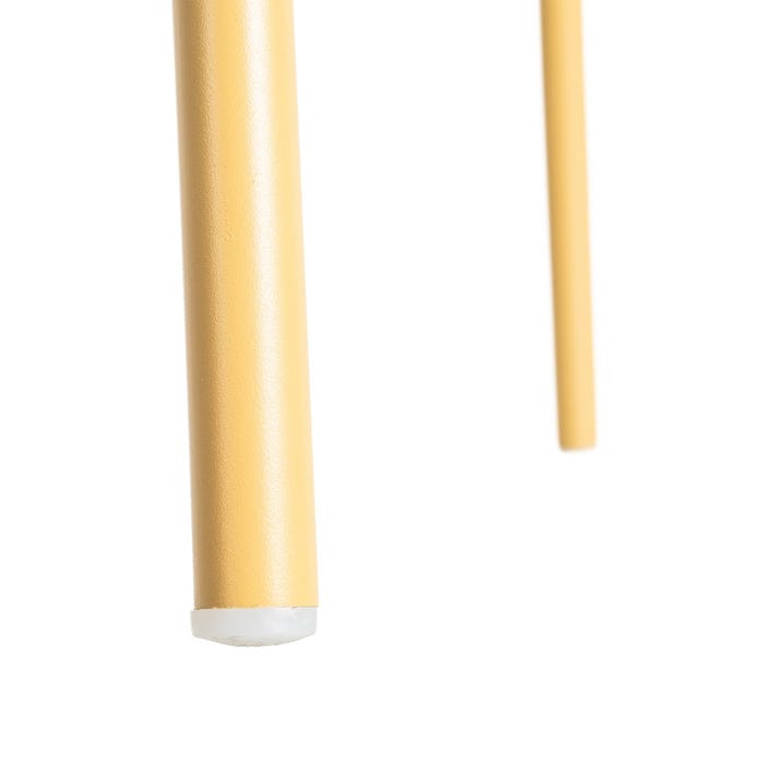 Silla Amarillo Pp-Metal Interior 46 X 51 X 85 Cm
