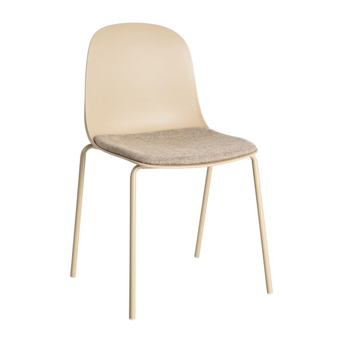 Silla Caqui Pp-Metal Interior 46 X 51 X 85 Cm