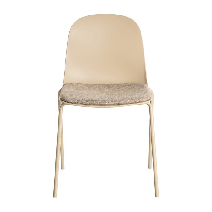 Silla Caqui Pp-Metal Interior 46 X 51 X 85 Cm