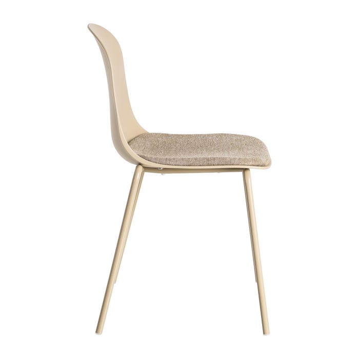 Silla Caqui Pp-Metal Interior 46 X 51 X 85 Cm