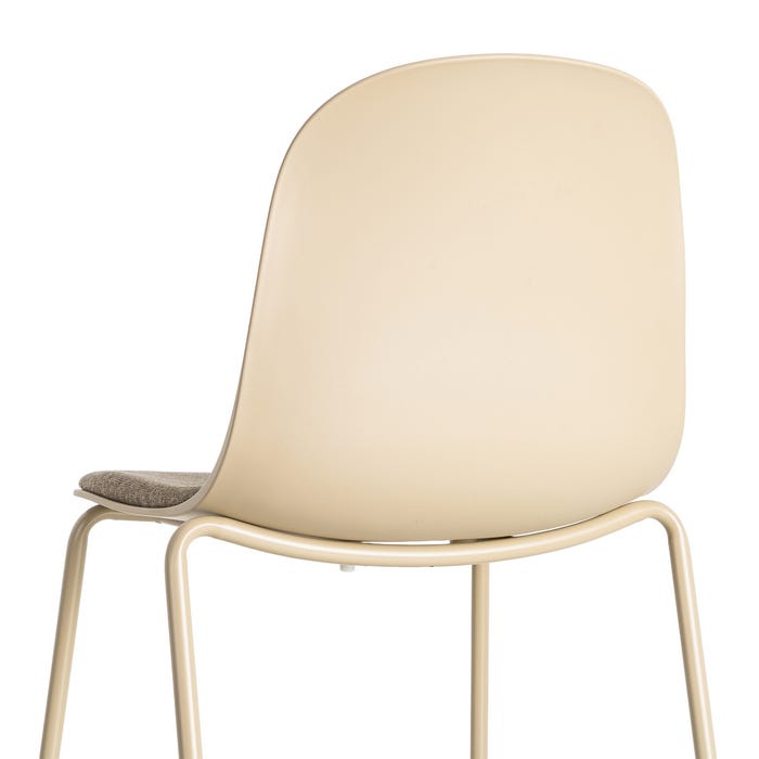 Silla Caqui Pp-Metal Interior 46 X 51 X 85 Cm