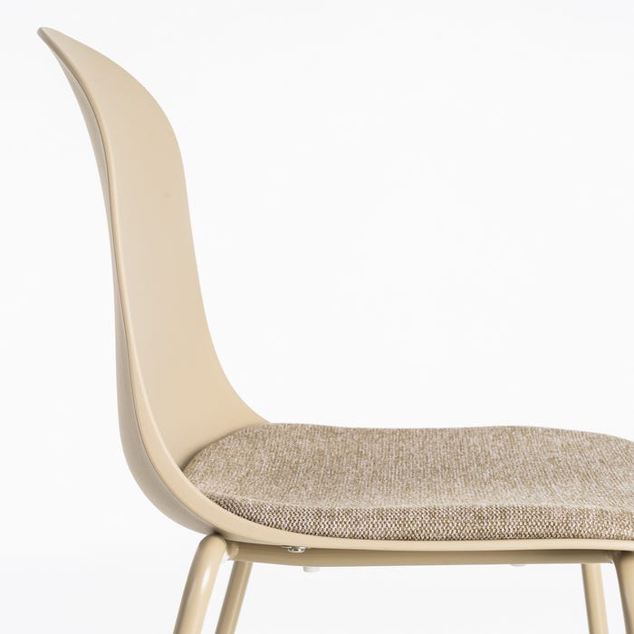 Silla Caqui Pp-Metal Interior 46 X 51 X 85 Cm