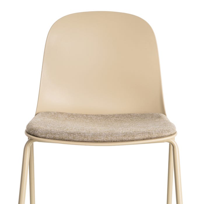 Silla Caqui Pp-Metal Interior 46 X 51 X 85 Cm