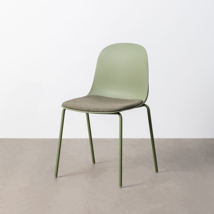Silla Verde Pp-Metal Interior 46 X 51 X 85 Cm