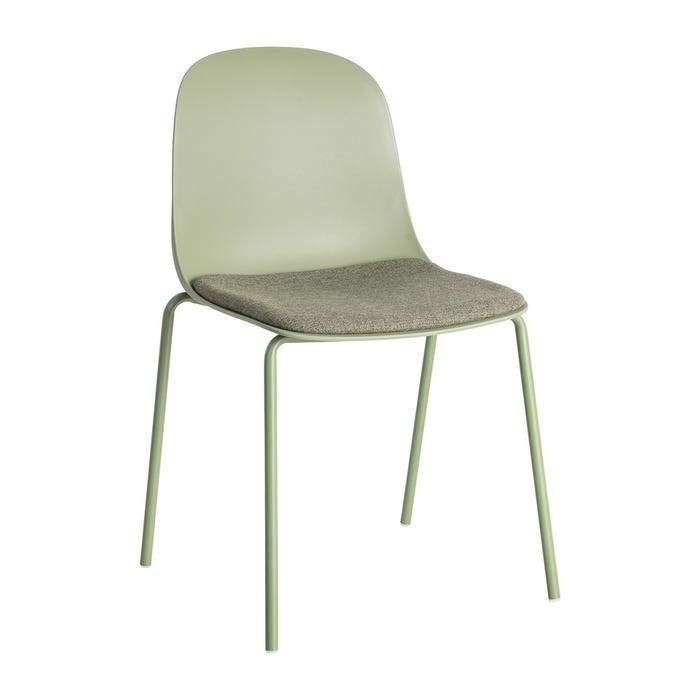 Silla Verde Pp-Metal Interior 46 X 51 X 85 Cm