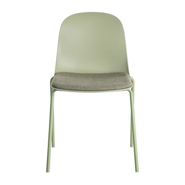 Silla Verde Pp-Metal Interior 46 X 51 X 85 Cm