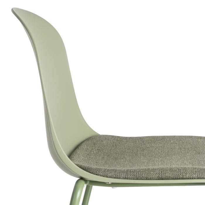 Silla Verde Pp-Metal Interior 46 X 51 X 85 Cm