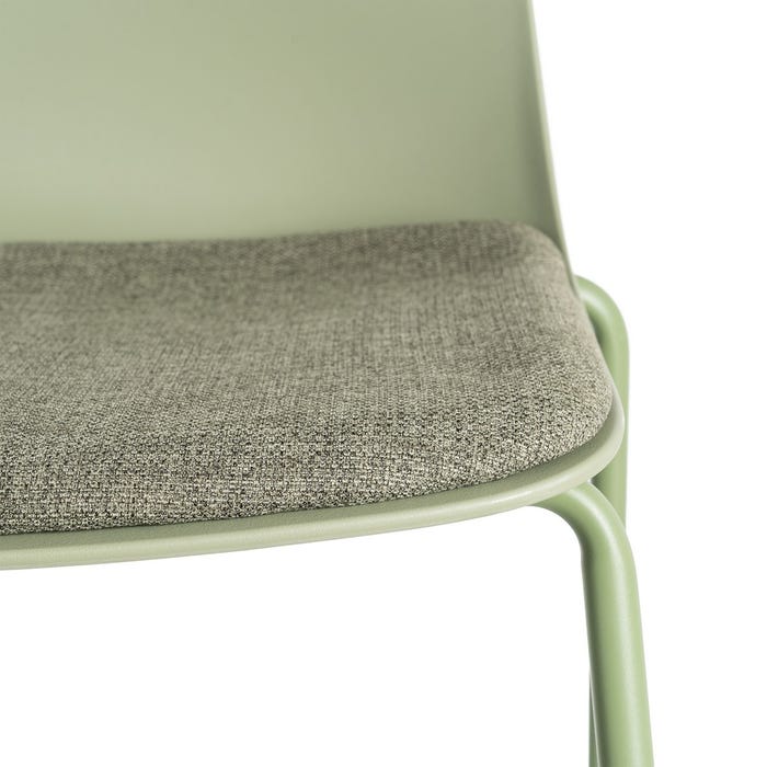 Silla Verde Pp-Metal Interior 46 X 51 X 85 Cm