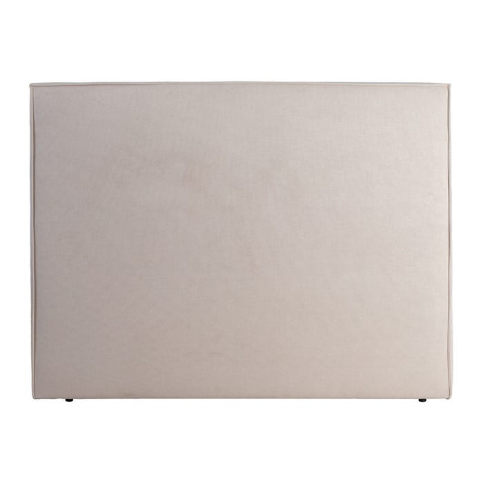Cabecero Beige Tejido Dormitorio 160 X 122 Cm
