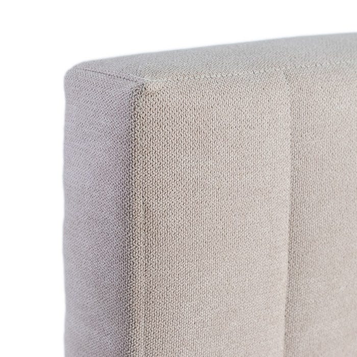 Cabecero Beige Tejido Dormitorio 160 X 122 Cm