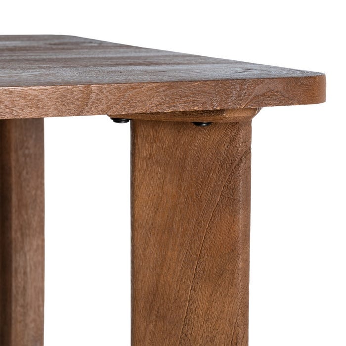 Mesa Marrón Madera De Mango 145 X 80 X 75 Cm