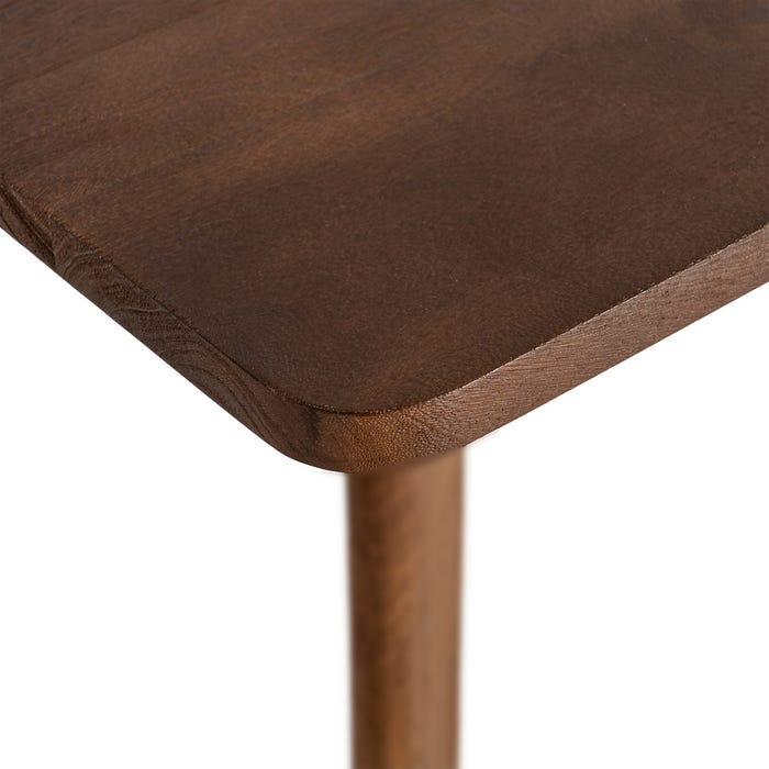 Mesa Marrón Madera De Mango 145 X 80 X 75 Cm
