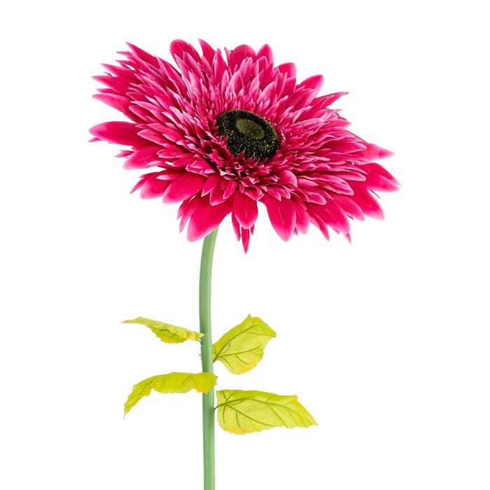 Flor Gerbera Fucsia Artificial 60 X 60 X 150 Cm