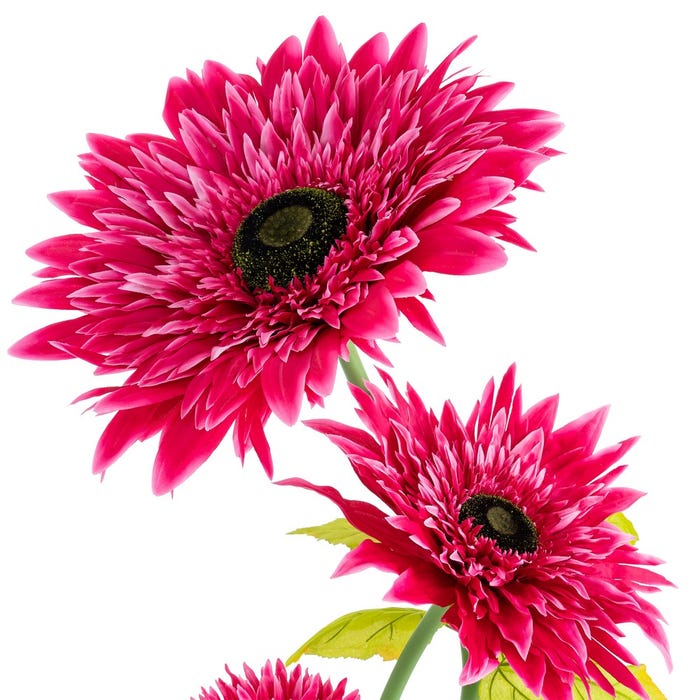 Flor Gerbera Fucsia Artificial 60 X 60 X 150 Cm