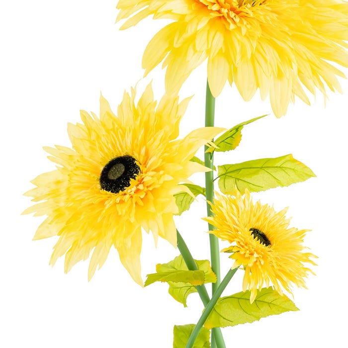 Flor Gerbera Amarillo Artificial 60 X 60 X 150 Cm