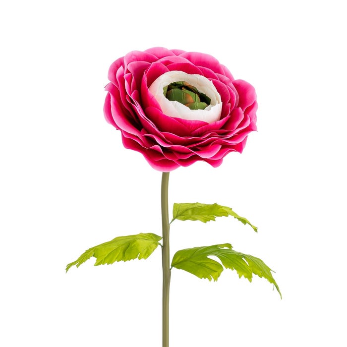 Flor Anémona Fucsia Artificial 30 X 30 X 115 Cm