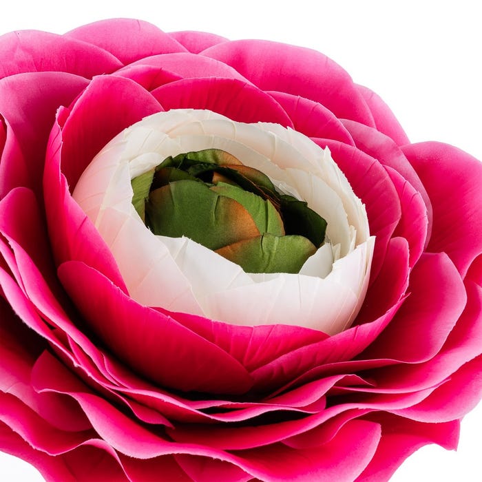 Flor Anémona Fucsia Artificial 30 X 30 X 115 Cm