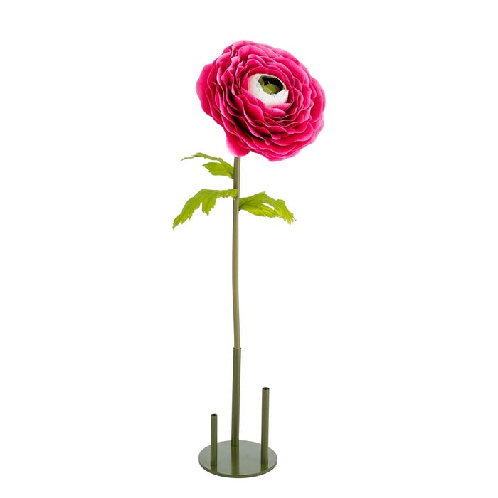 Flor Anémona Fucsia Artificial 50 X 50 X 135 Cm