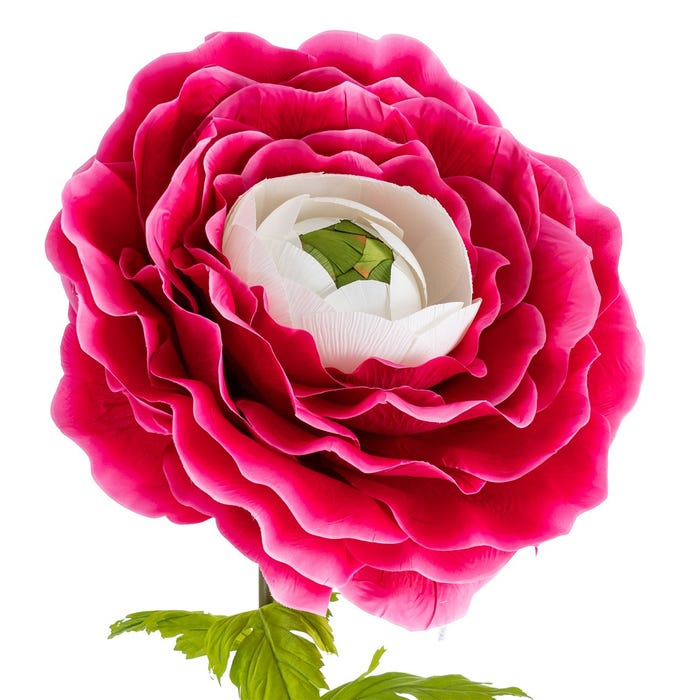 Flor Anémona Fucsia Artificial 70 X 70 X 170 Cm