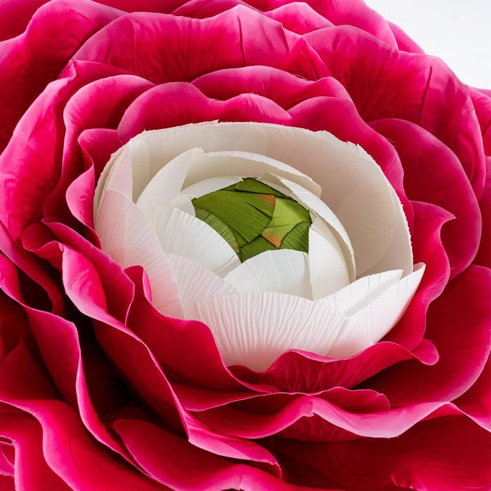 Flor Anémona Fucsia Artificial 70 X 70 X 170 Cm