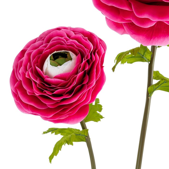 Flor Anémona Fucsia Artificial 70 X 70 X 170 Cm
