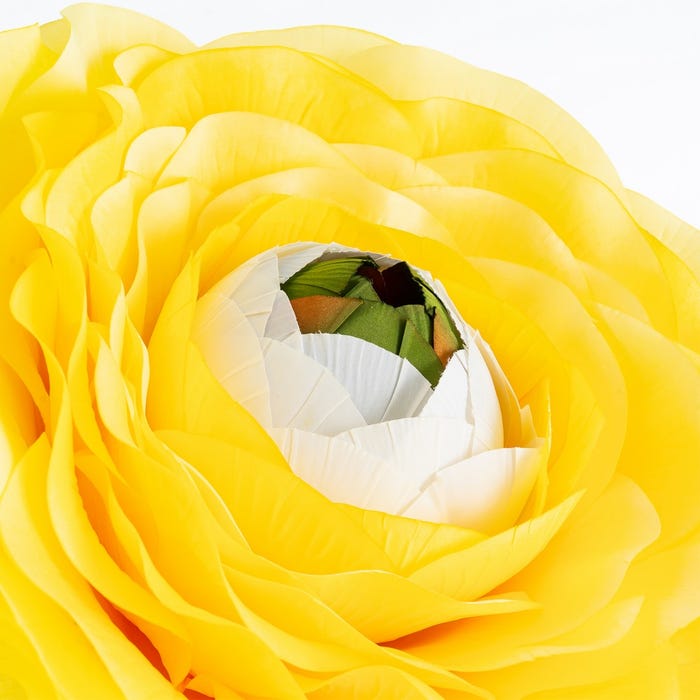 Flor Anémona Amarillo Artificial 50 X 50 X 135 Cm
