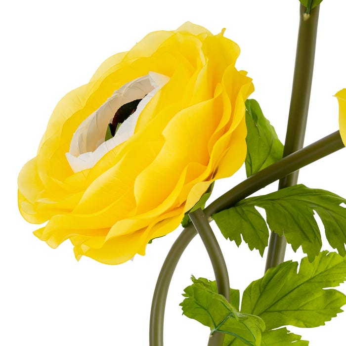 Flor Anémona Amarillo Artificial 50 X 50 X 135 Cm