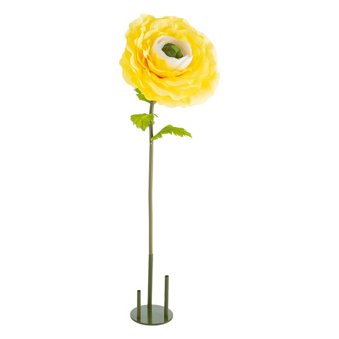 Flor Anémona Amarillo Artificial 70 X 70 X 170 Cm