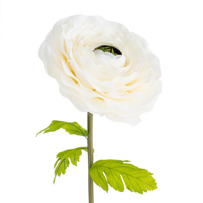 Flor Anémona Blanco Artificial 50 X 50 X 135 Cm