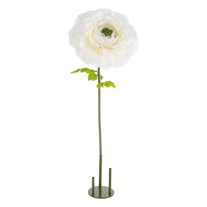 Flor Anémona Blanco Artificial 70 X 70 X 170 Cm