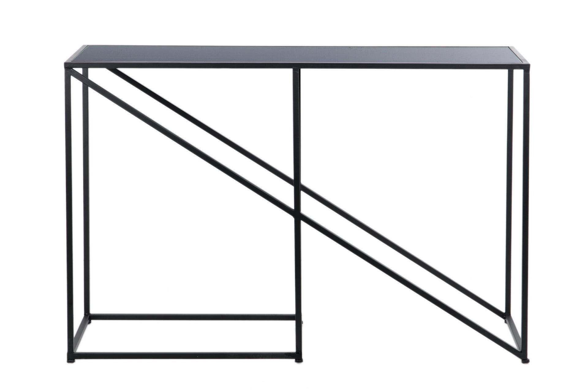 CONSOLA METAL CRISTAL MOTALA 120x40x80 CM