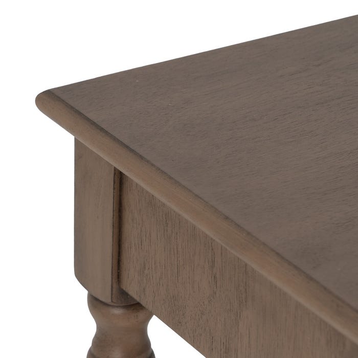 Console de madeira DM marrom 90 x 30 x 75 cm