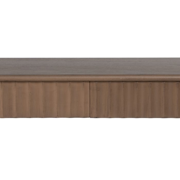 Console de madeira DM marrom 90 x 30 x 75 cm