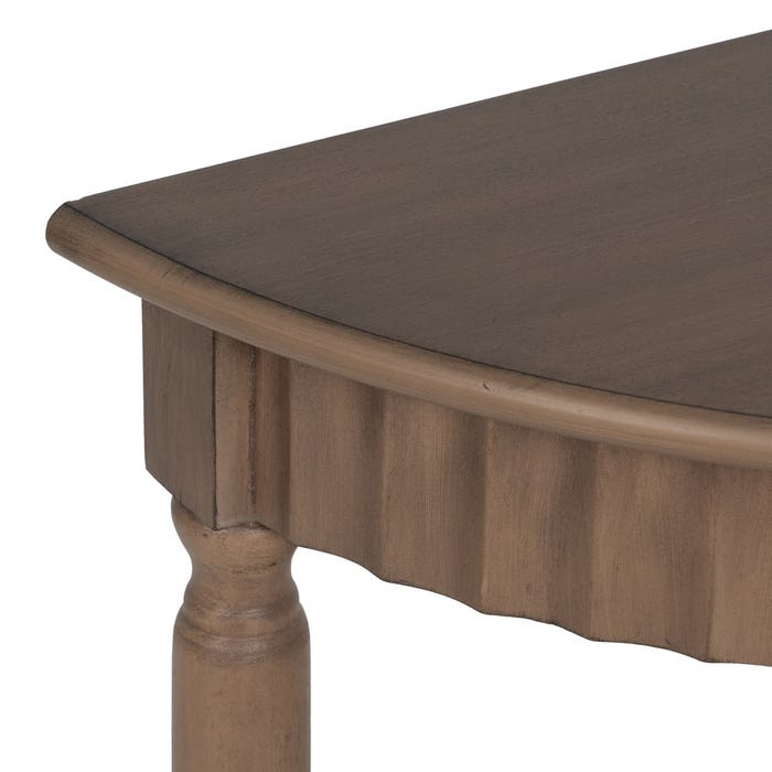 Console de madeira DM marrom 71 x 30 x 71 cm