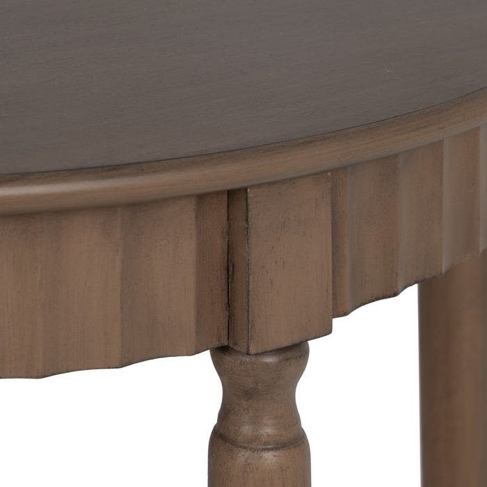 Console de madeira DM marrom 71 x 30 x 71 cm