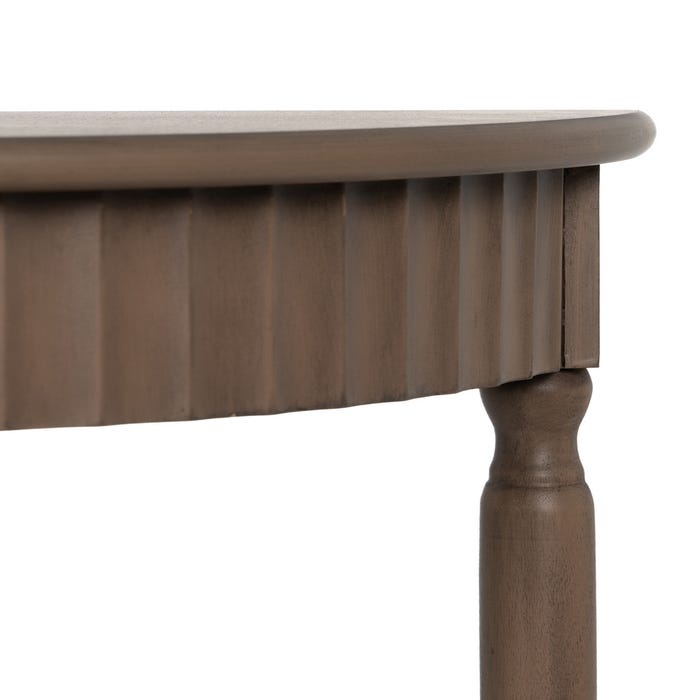 Console de madeira DM marrom 71 x 30 x 71 cm