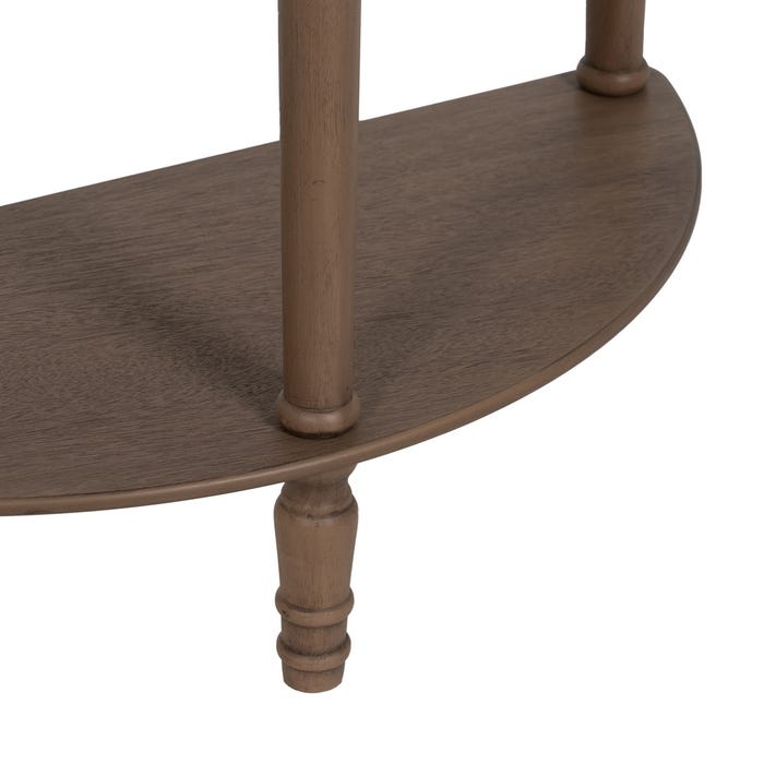 Console de madeira DM marrom 71 x 30 x 71 cm