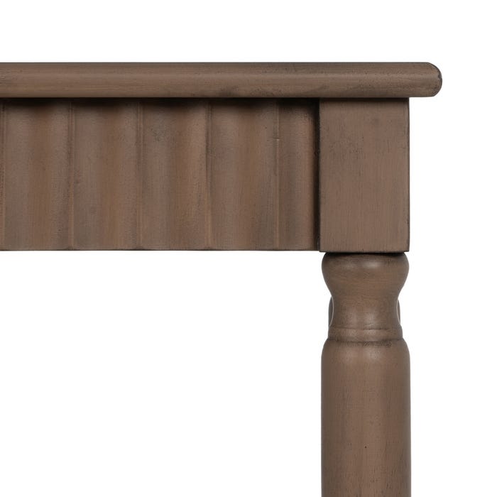 Console de madeira DM marrom 71 x 30 x 71 cm