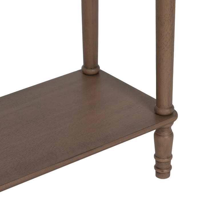 Console de madeira DM marrom 71 x 30 x 71 cm