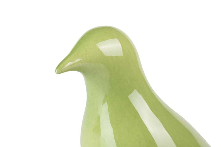 PAJARO CERAMICA VERDE 25x10x21 CM