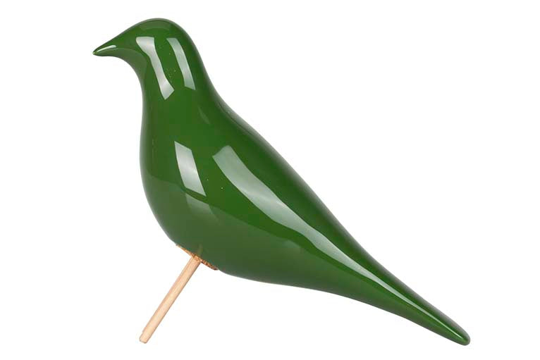PAJARO CERAMICA VERDE 25x10x21 CM