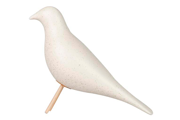 PAJARO CERAMICA BLANCO 25x10x21 CM