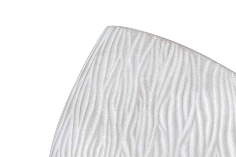 JARRON CERAMICA GRIS BLANCO 23x13x40 CM